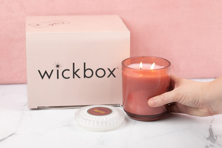Wickbox monthly candle club subscription example