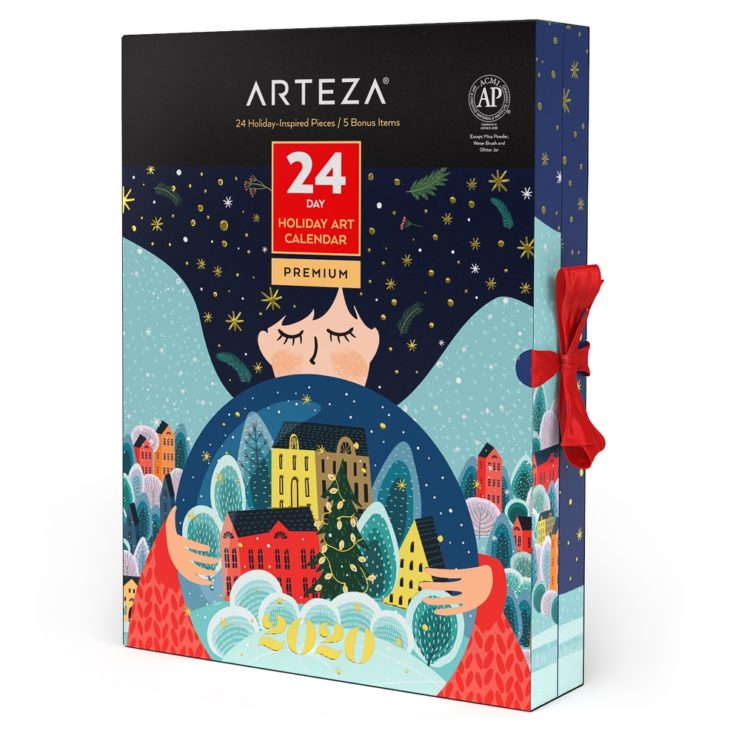 Closed Arteza Holiday Advent Art Calendar
