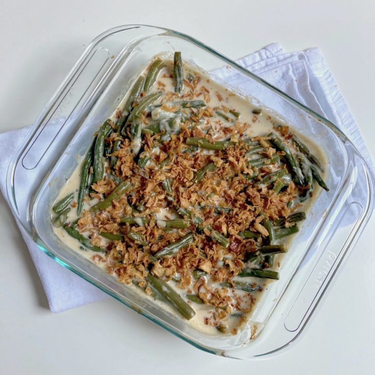 Home Chef Thanksgiving Sides - green bean casserole