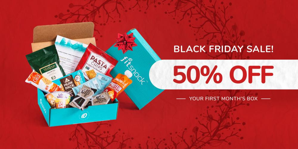 FitSnack Black Friday Deal – 50% Off Your First Box!