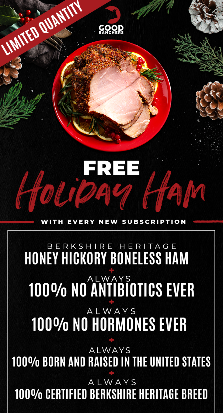 Good Rancher Free Holiday Ham Deal November 2020