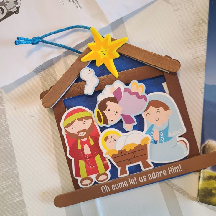 Hello Bible November 2020 nativity craft