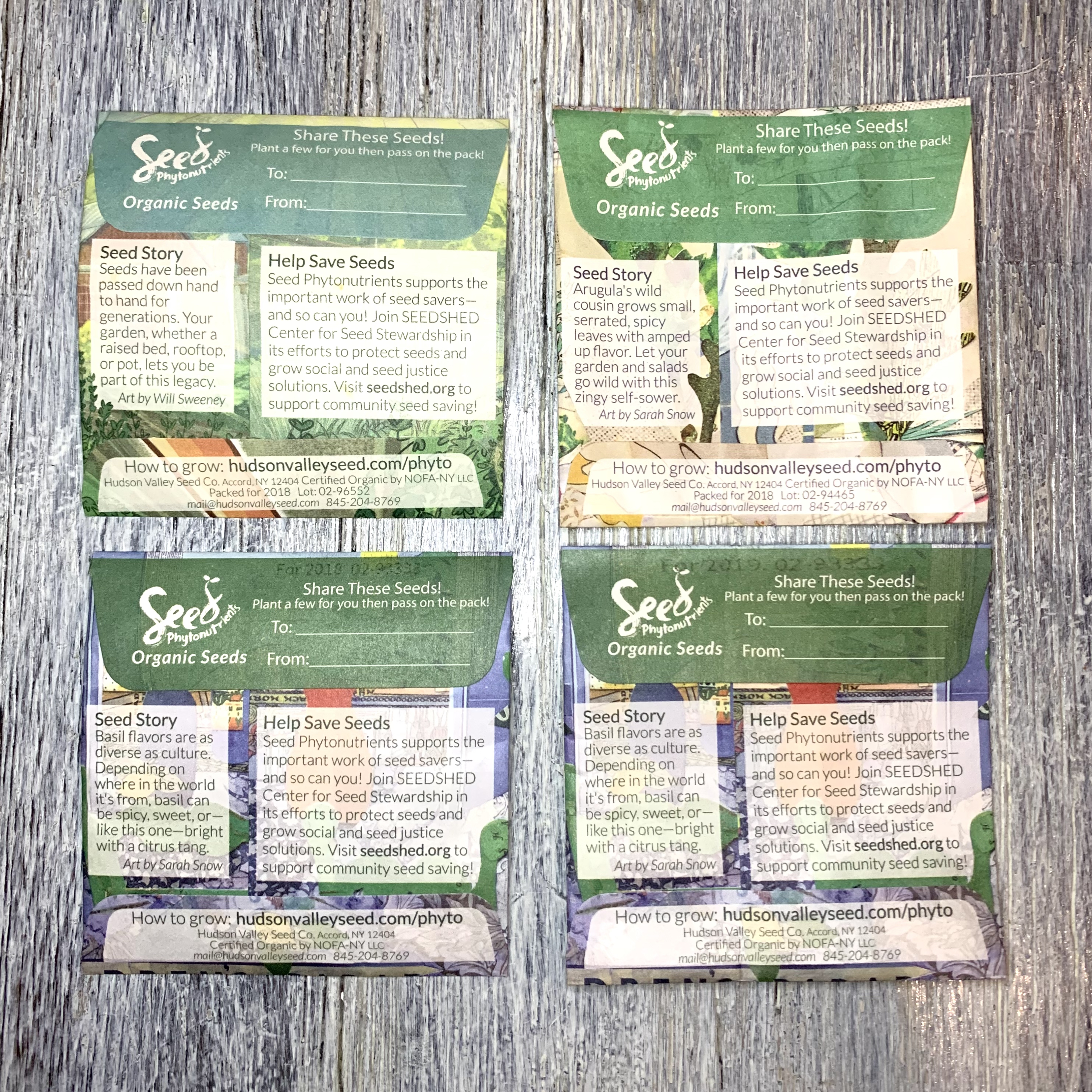 Seed Phytonutrients Packets Back for Cocotique December 2020