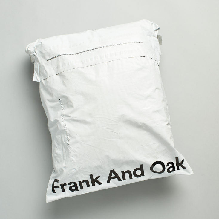 Frank and Oak mailer