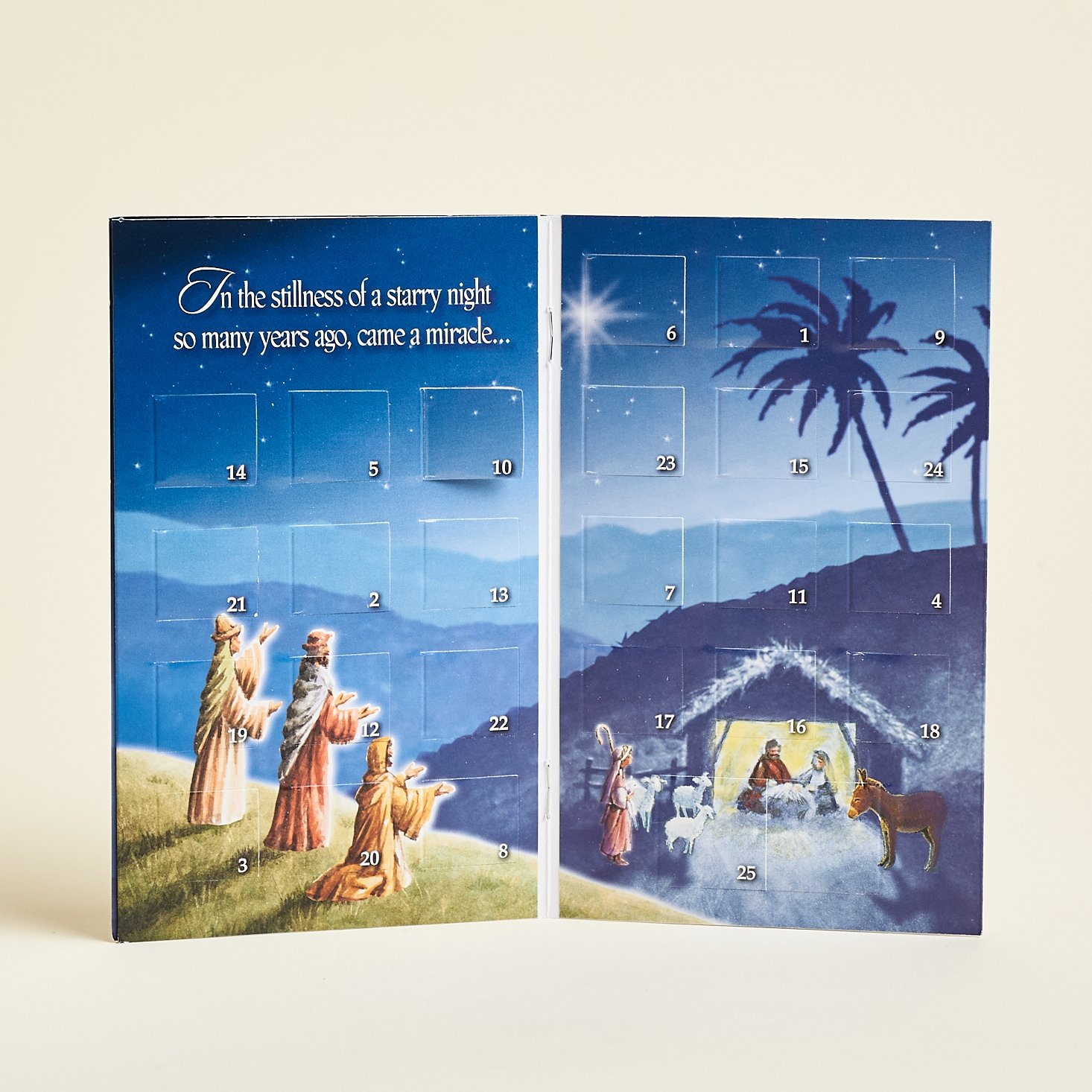 Hello Bible November 2020 advent calendar open