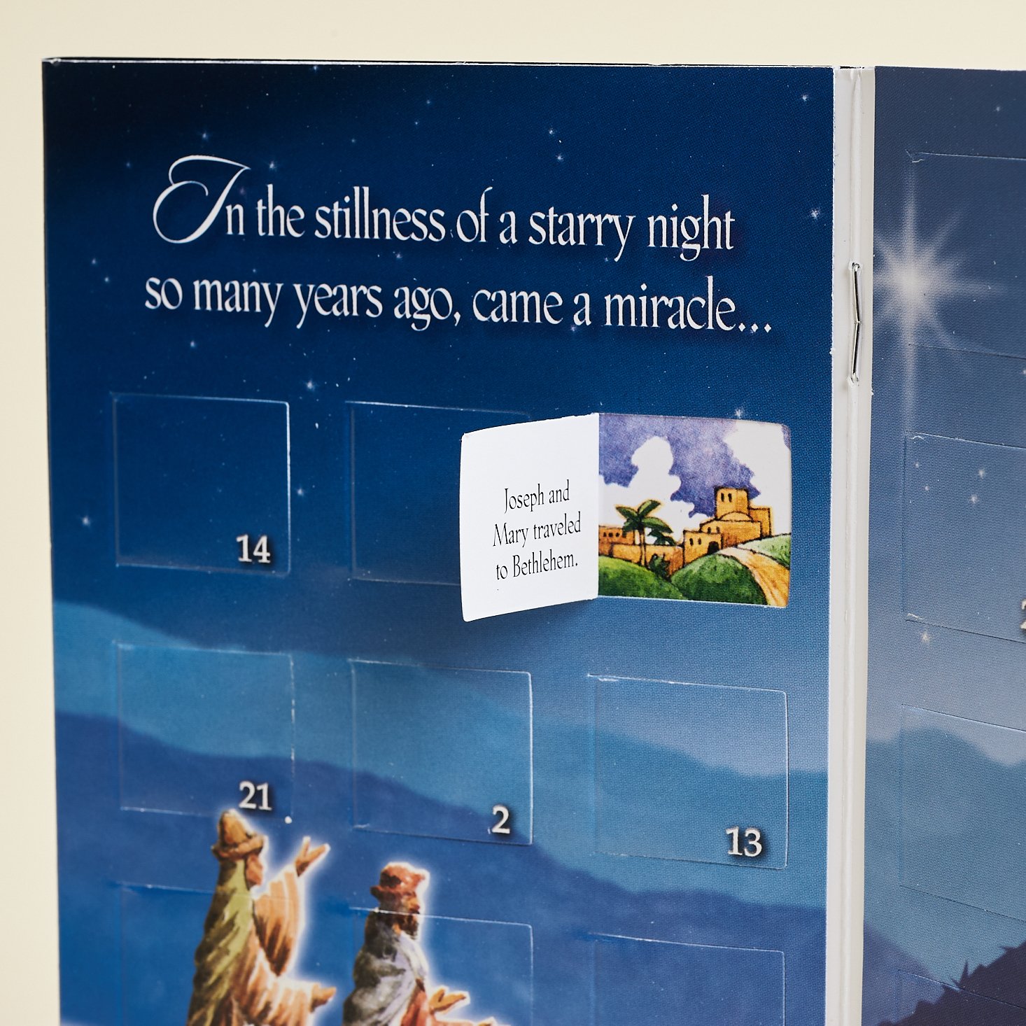 Hello Bible November 2020 advent calendar in use