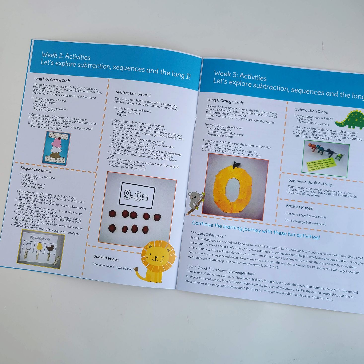 Preschool Box November 2020 parent guide page 2
