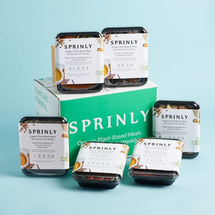 My Sprinly Review — Vegan Meals in a Hurry