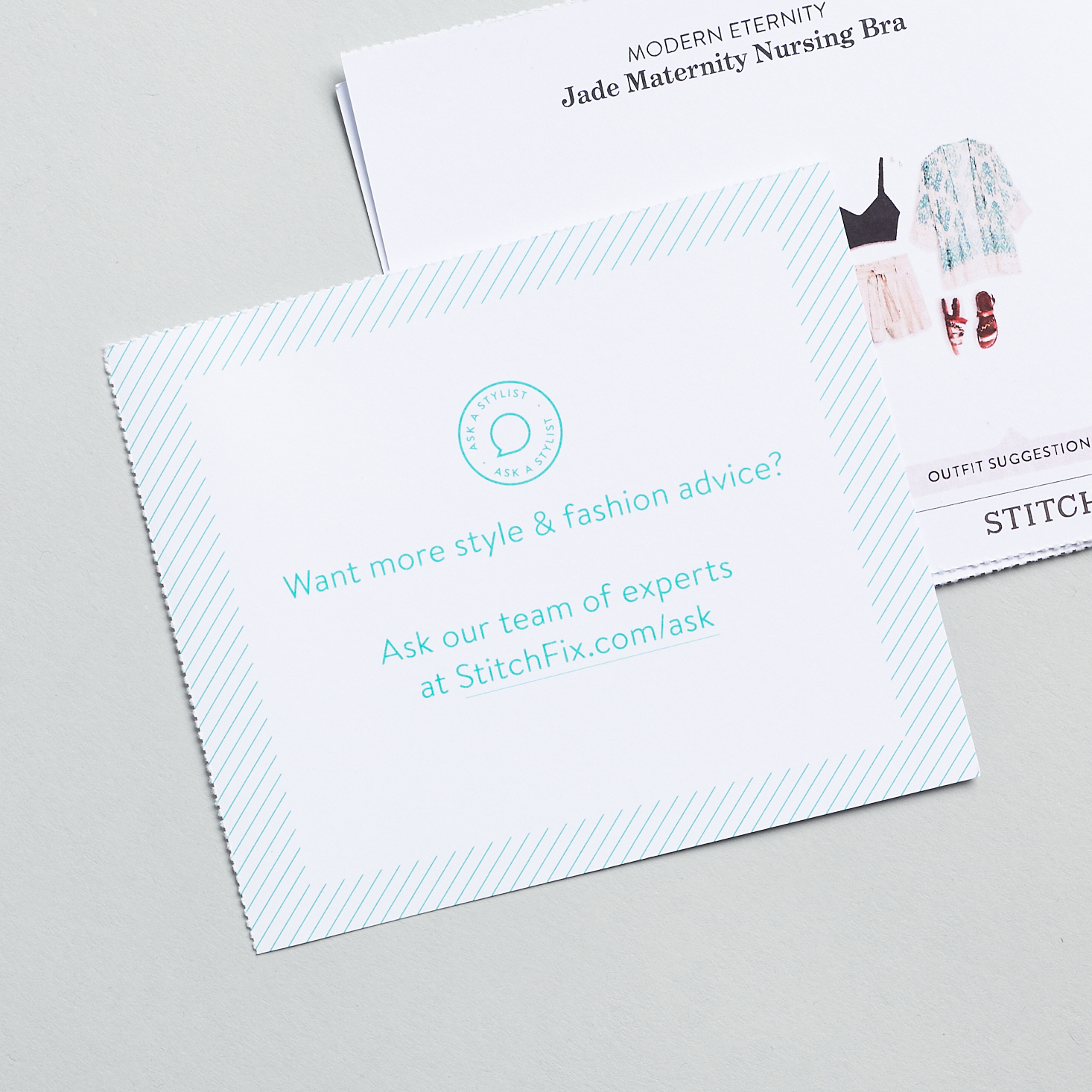 stitch fix maternity styling cards