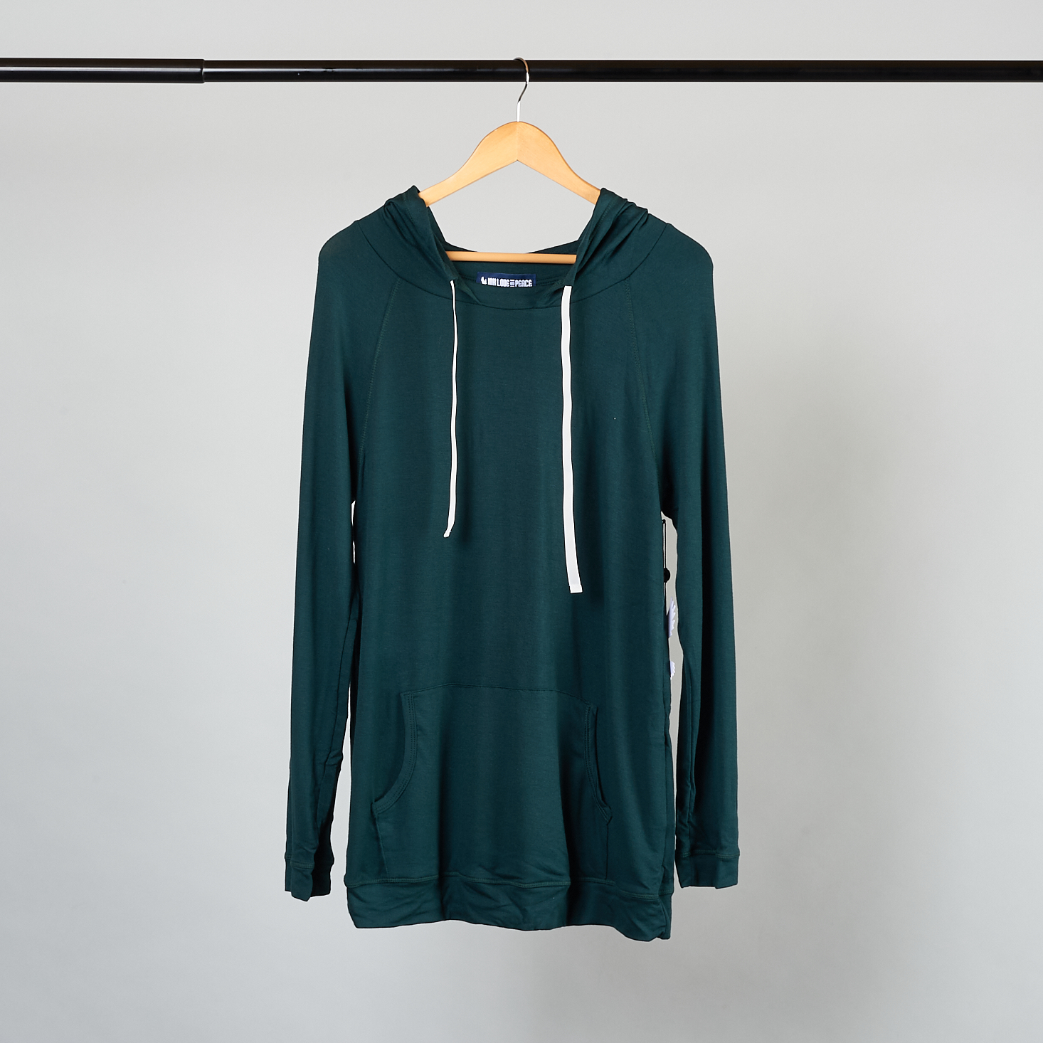 green hoodie from Stitch Fix Maternity