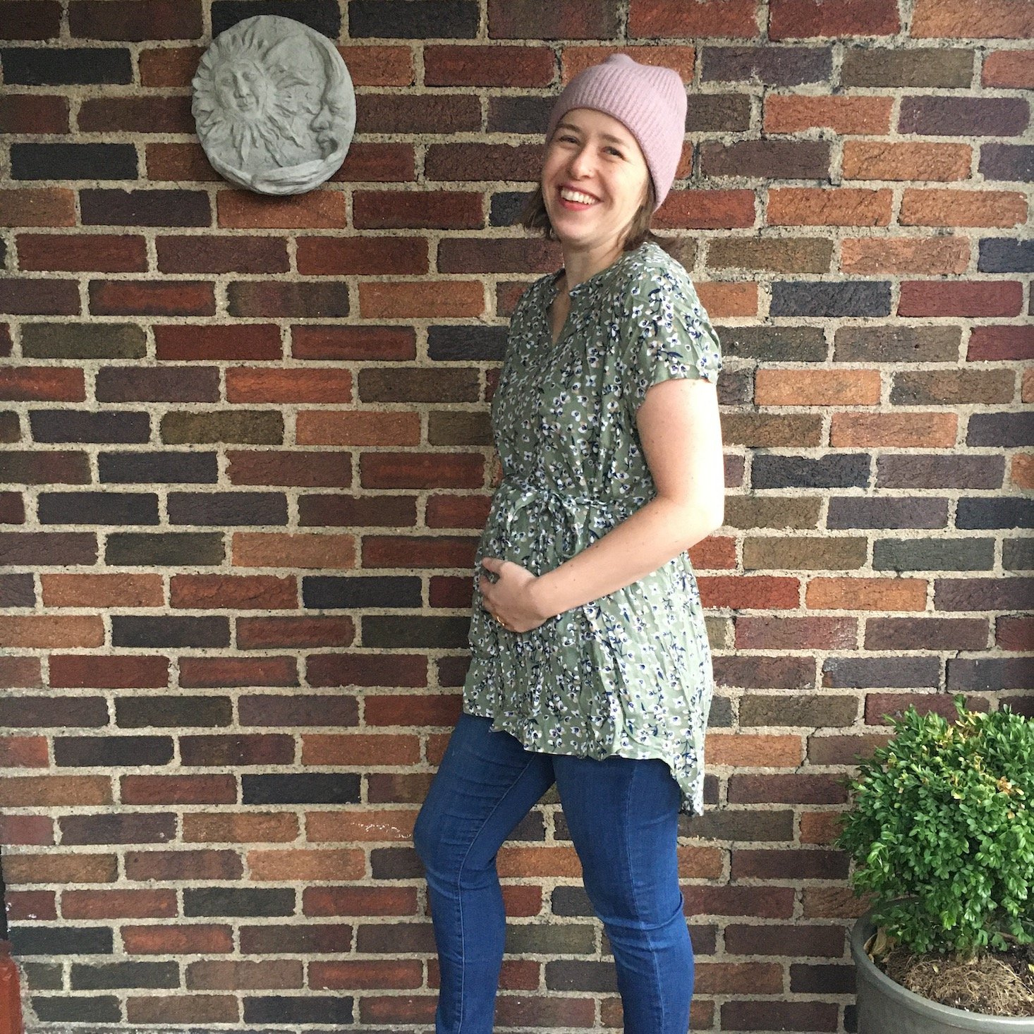 Stitch Fix Maternity clothes on model