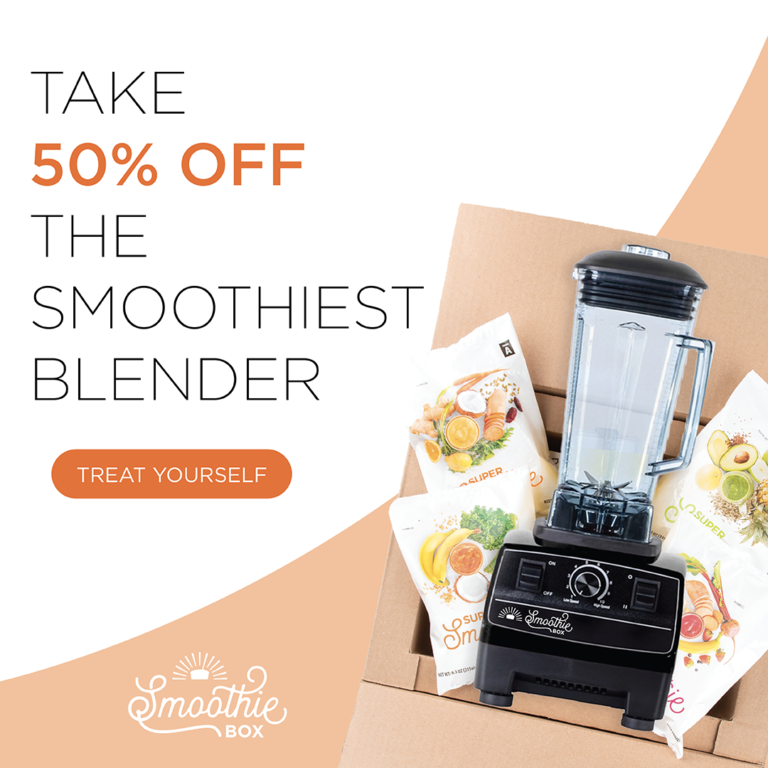 SmoothieBox Coupon Three Free Smoothies + 50 Off Blender! MSA