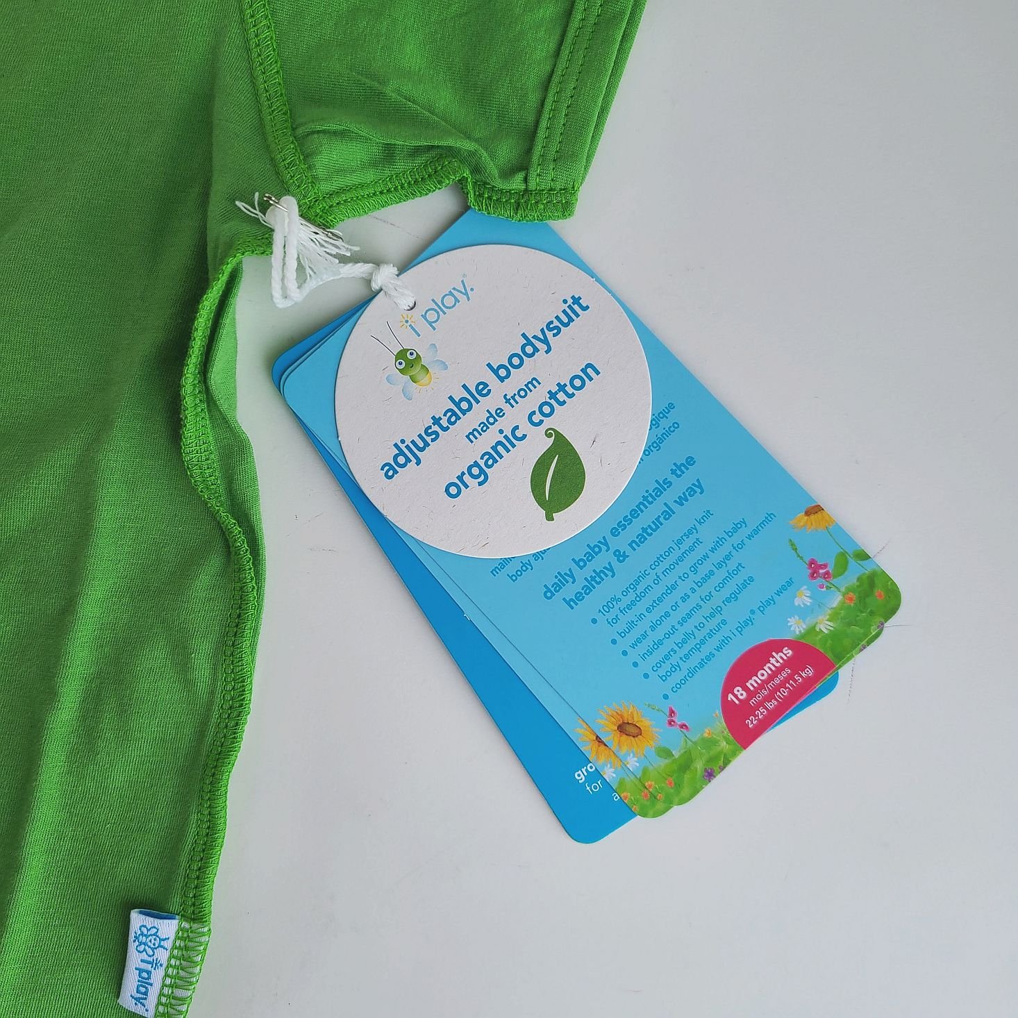 Ecocentric Moms Box onesie tag