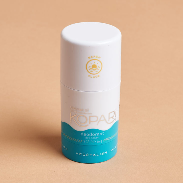 Kopari deodorant from Kinder Beauty Box