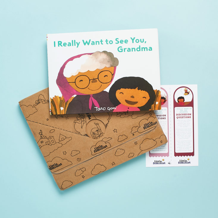 I Really Want to See You, Grandma children's book shown with shipping box