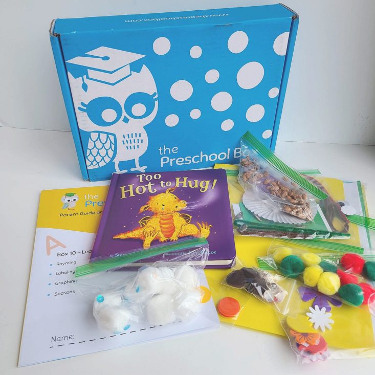 Preschool Box December 2020 all items