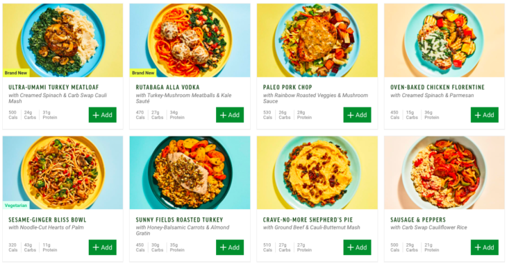 FreshlyFit Meal Options January 2021 Deal