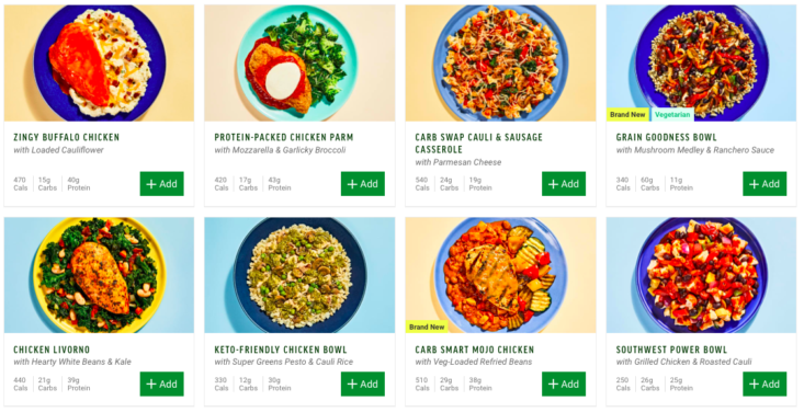 FreshlyFit Meal Options January 2021 Deal