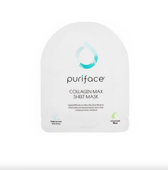 PURIFACE Dermal Purifying Sheet Mask and Collagen Max Sheet Mask Set