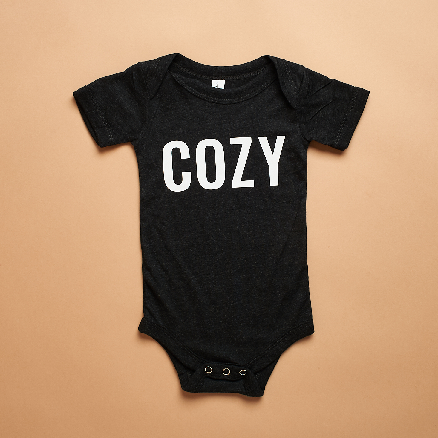 Small Shop Baby Box Winter 2020 onesie flatlay