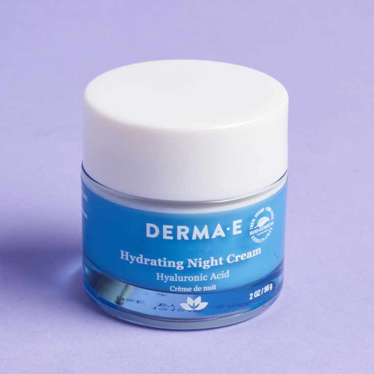 Derma E night cream from Vegancuts Beauty box