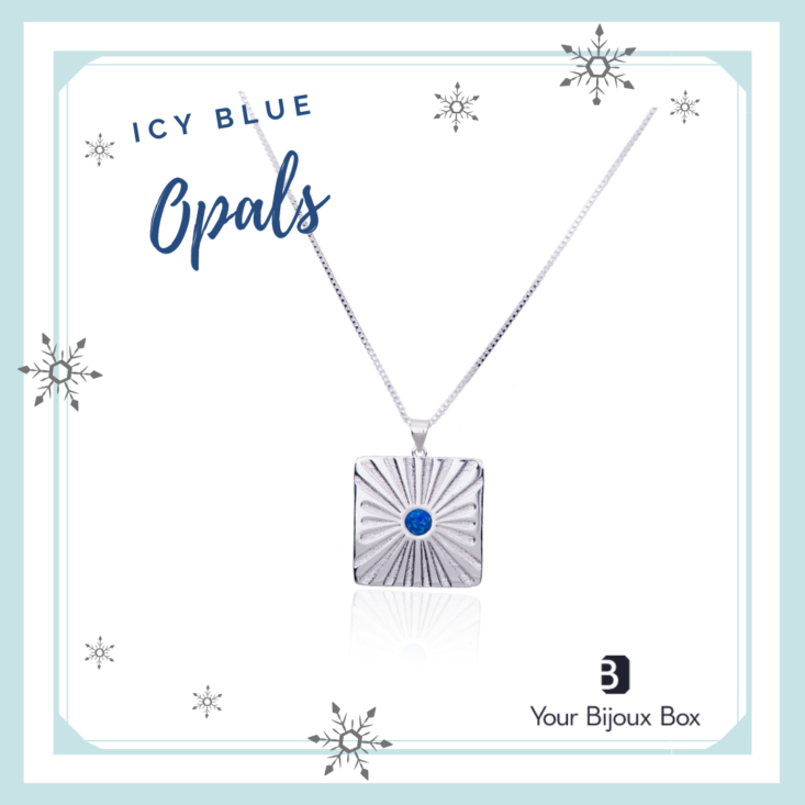 January 2021 Your Bijoux Box Blue Opal Necklace