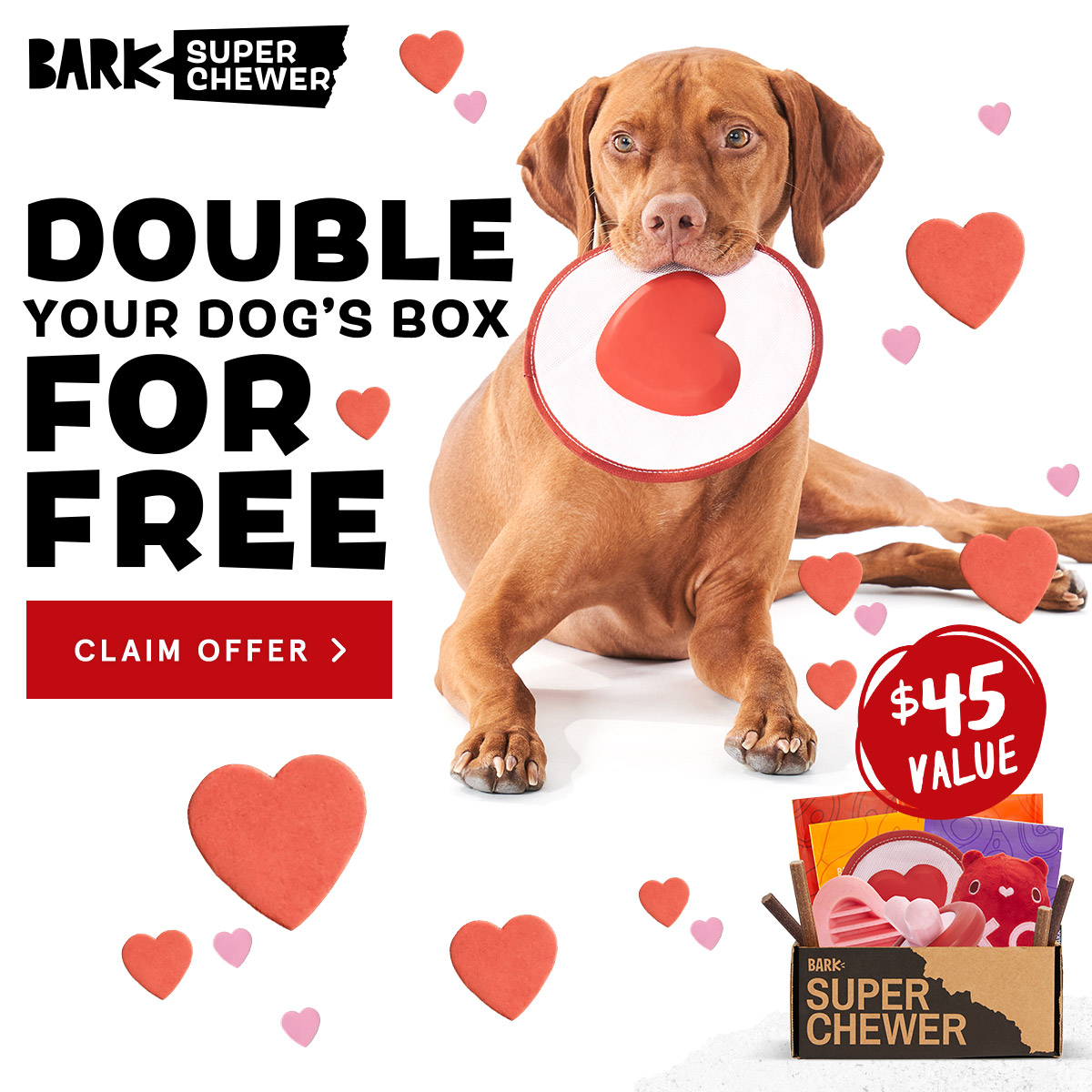 Super Chewer Coupon – Double Your First Box + Valentine’s Day Themed Box Available Now!