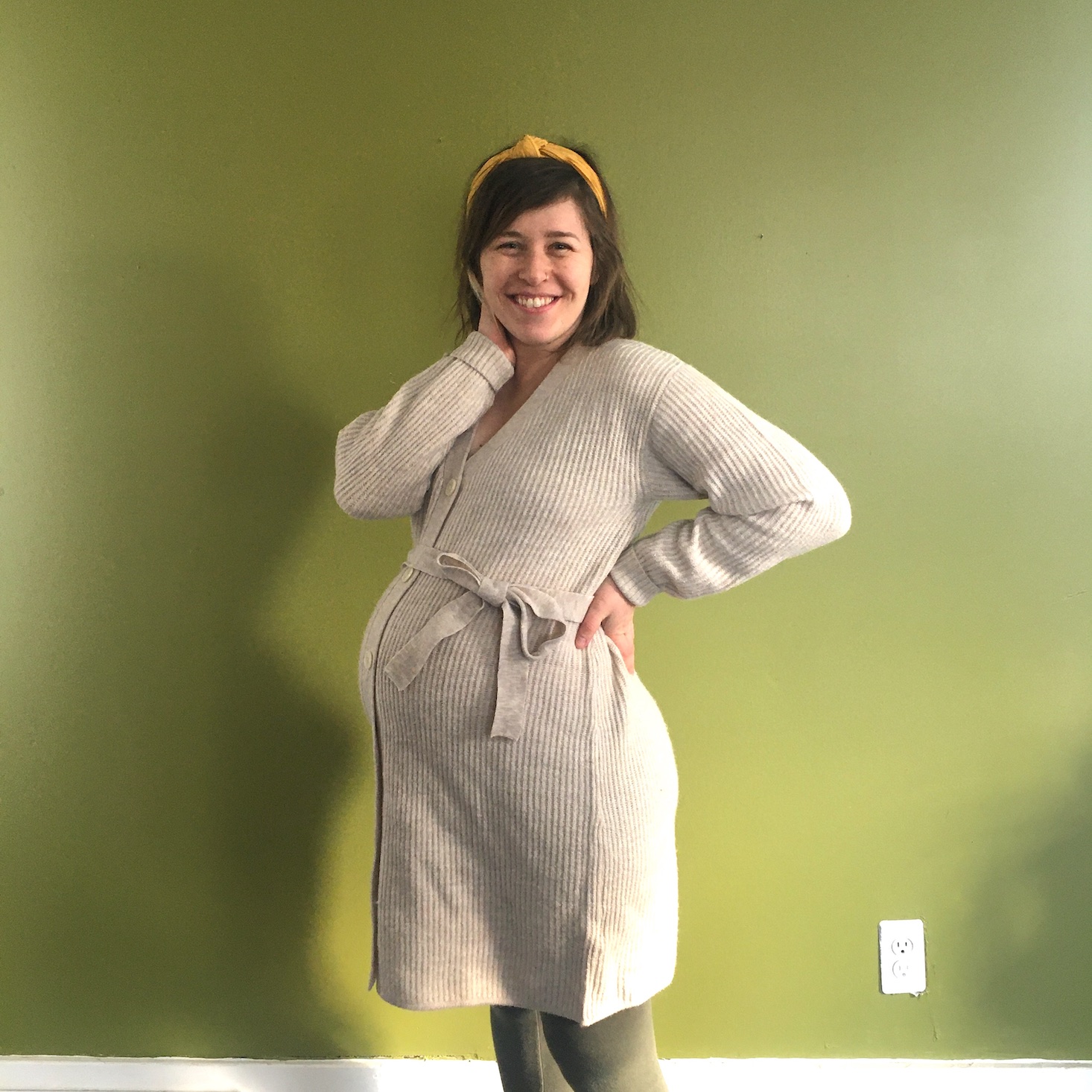 Recycled Wool Cardigan Dress from Frank and Oak February 2021