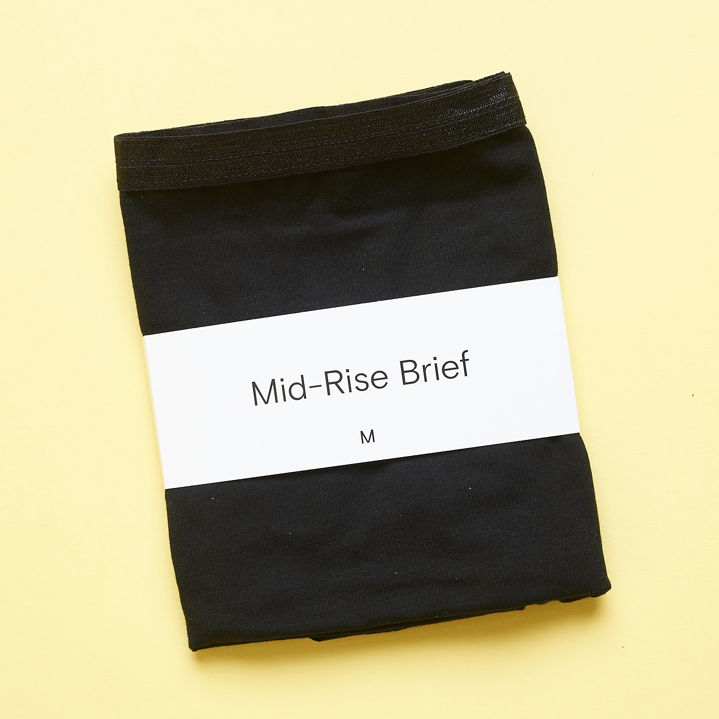 folded mid-rise brief underwear from Knickey