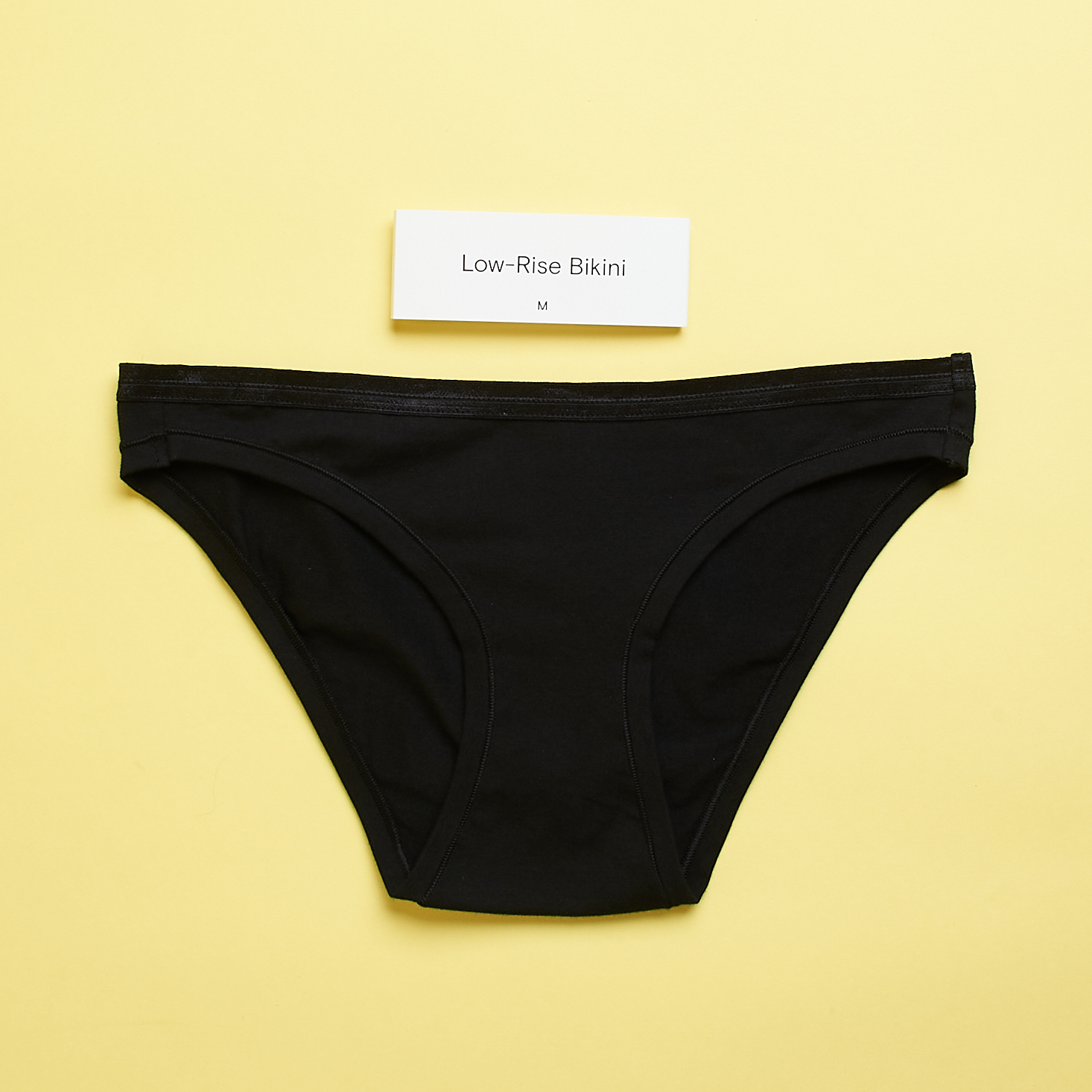 low-rise bikini underwear from Knickey