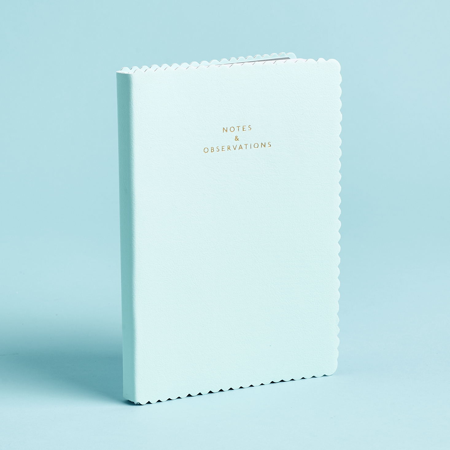 Scalloped journal by Eccolo