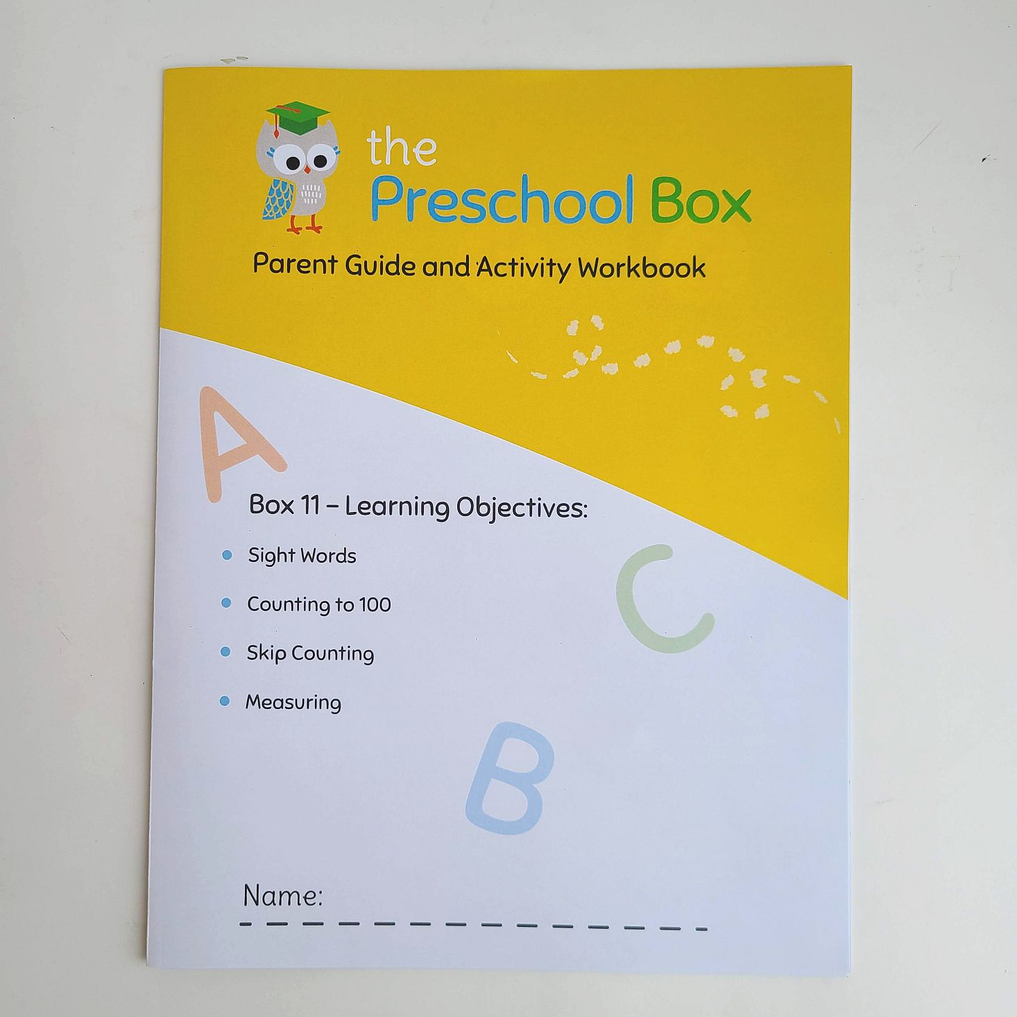 Preschool Box January 2021 workbook