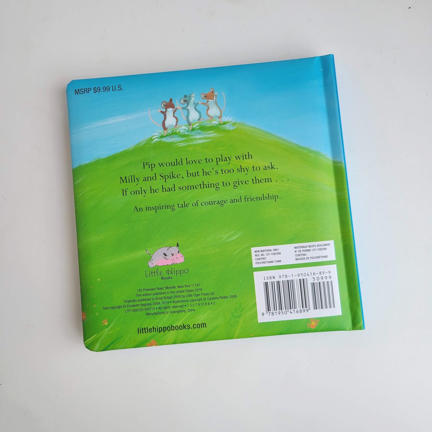 Preschool Box January 2021 book back cover