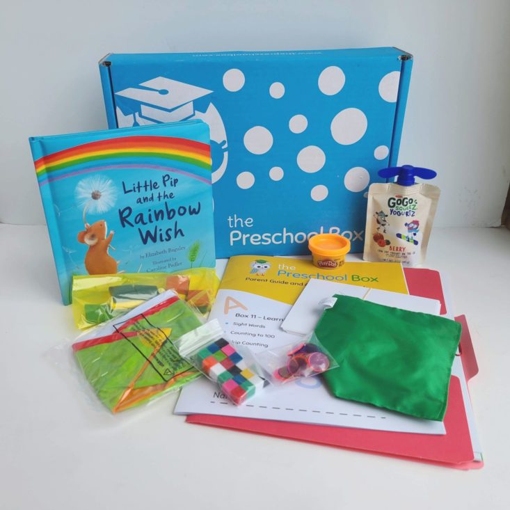 Preschool Box January 2021 all items