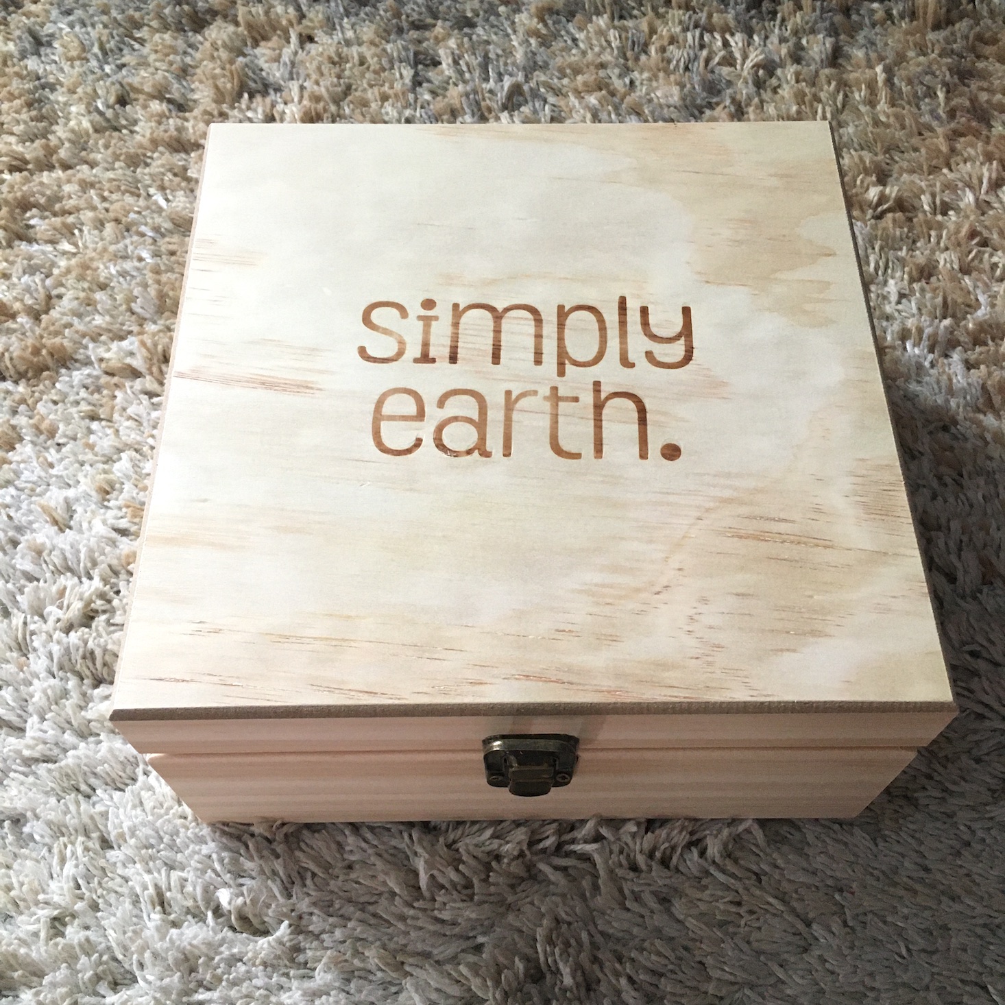 Simply Earth essential oil storage box