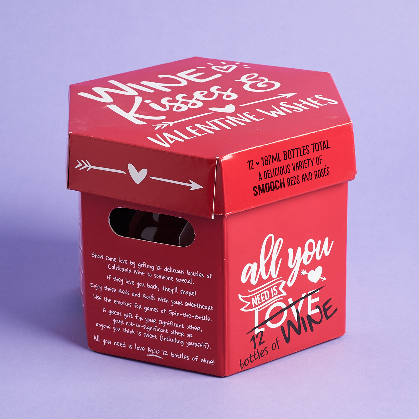 Sip & Savor Wine & Kisses Valentine’s Box Review