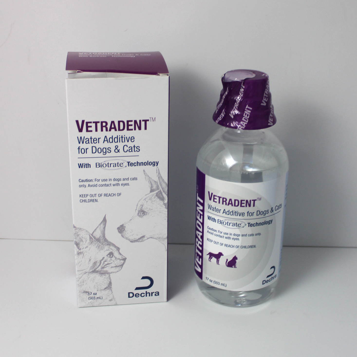 Vetradent Water Additive for Dogs & Cats (17 oz)