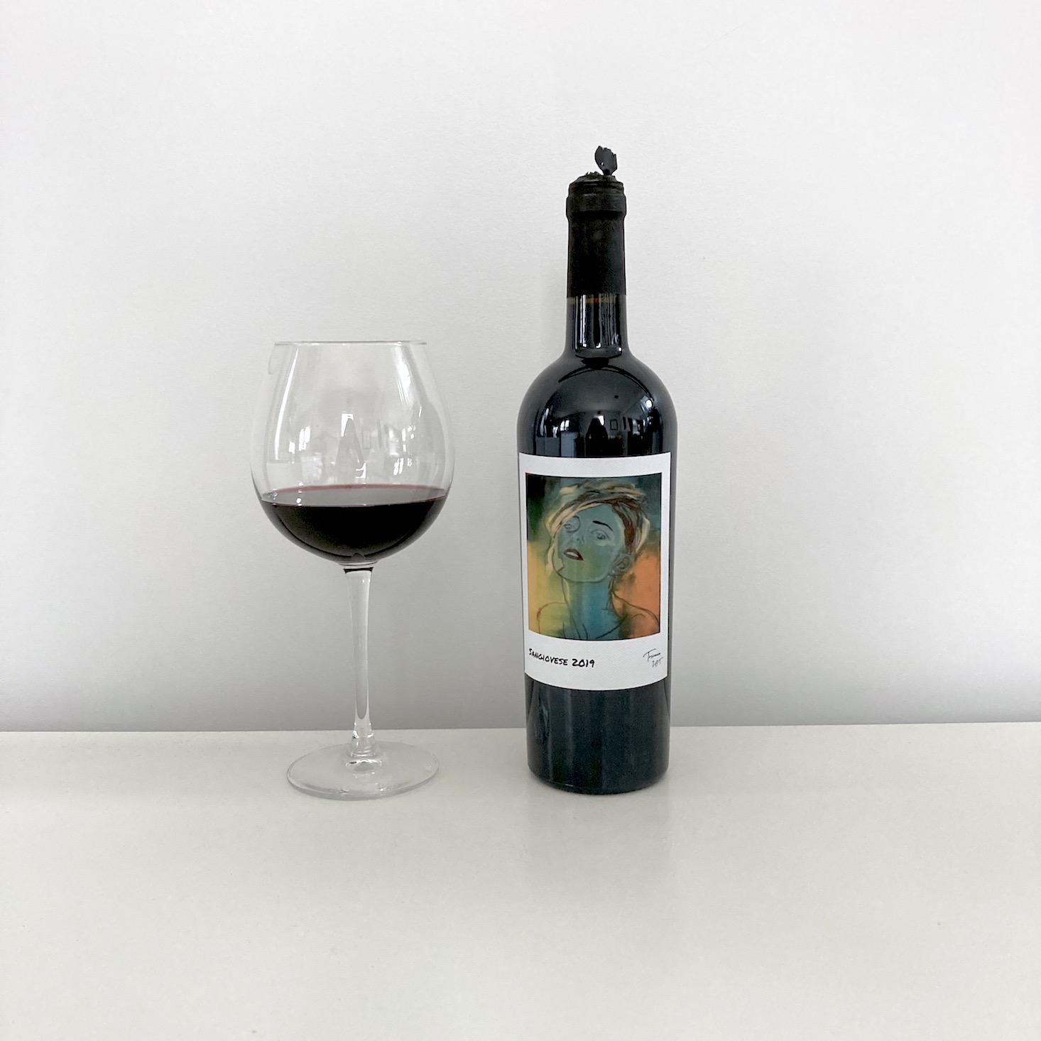 2019 Italia Foto Wine Co. Sangiovese from Wine Awesomeness subscription