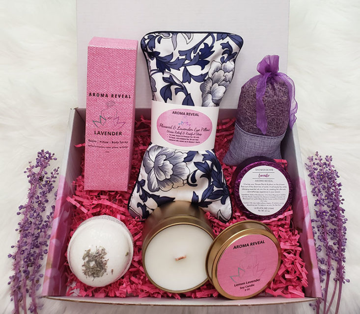 Aroma Reveal lavender gift set for $65.