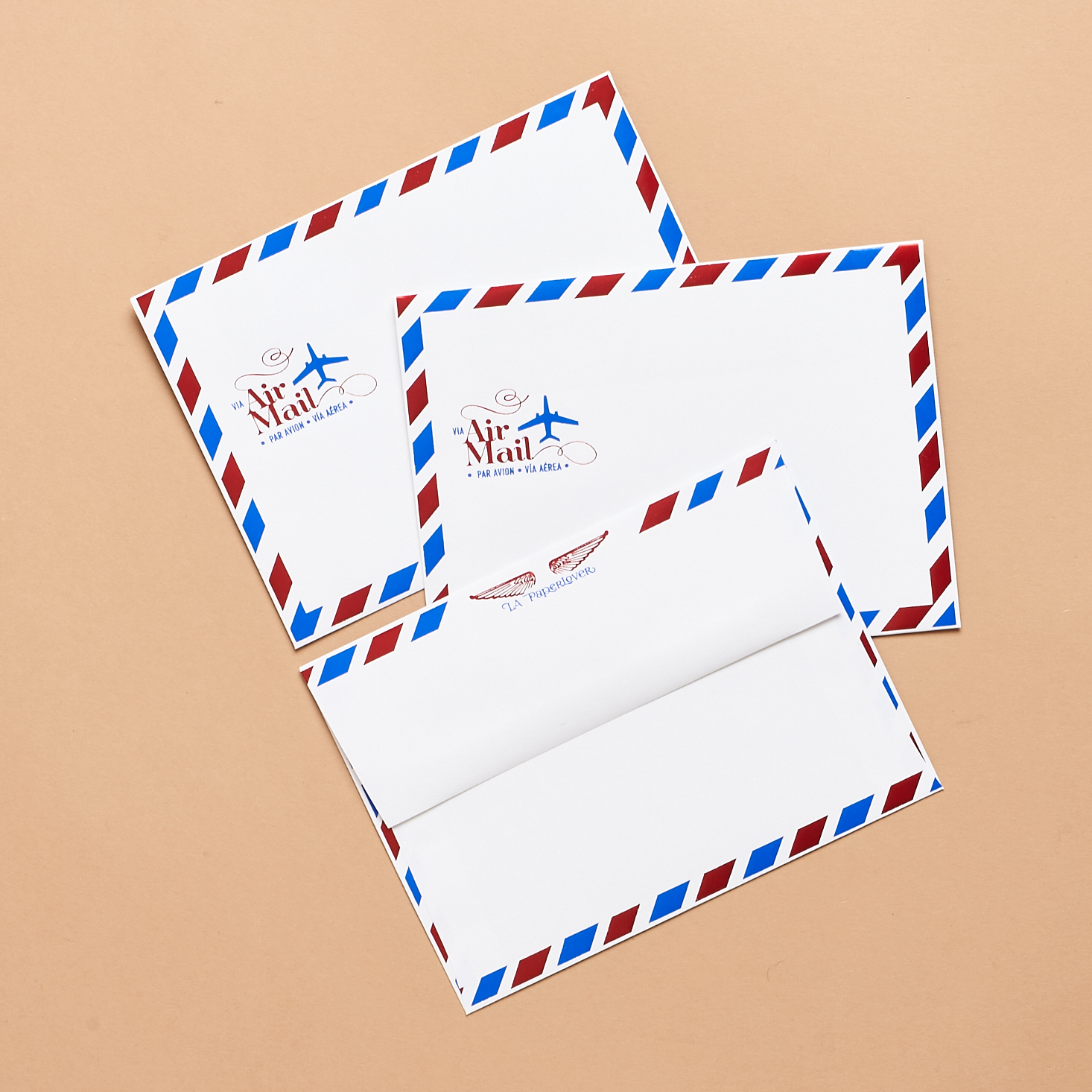 air mail stationery from PostBox March 2021