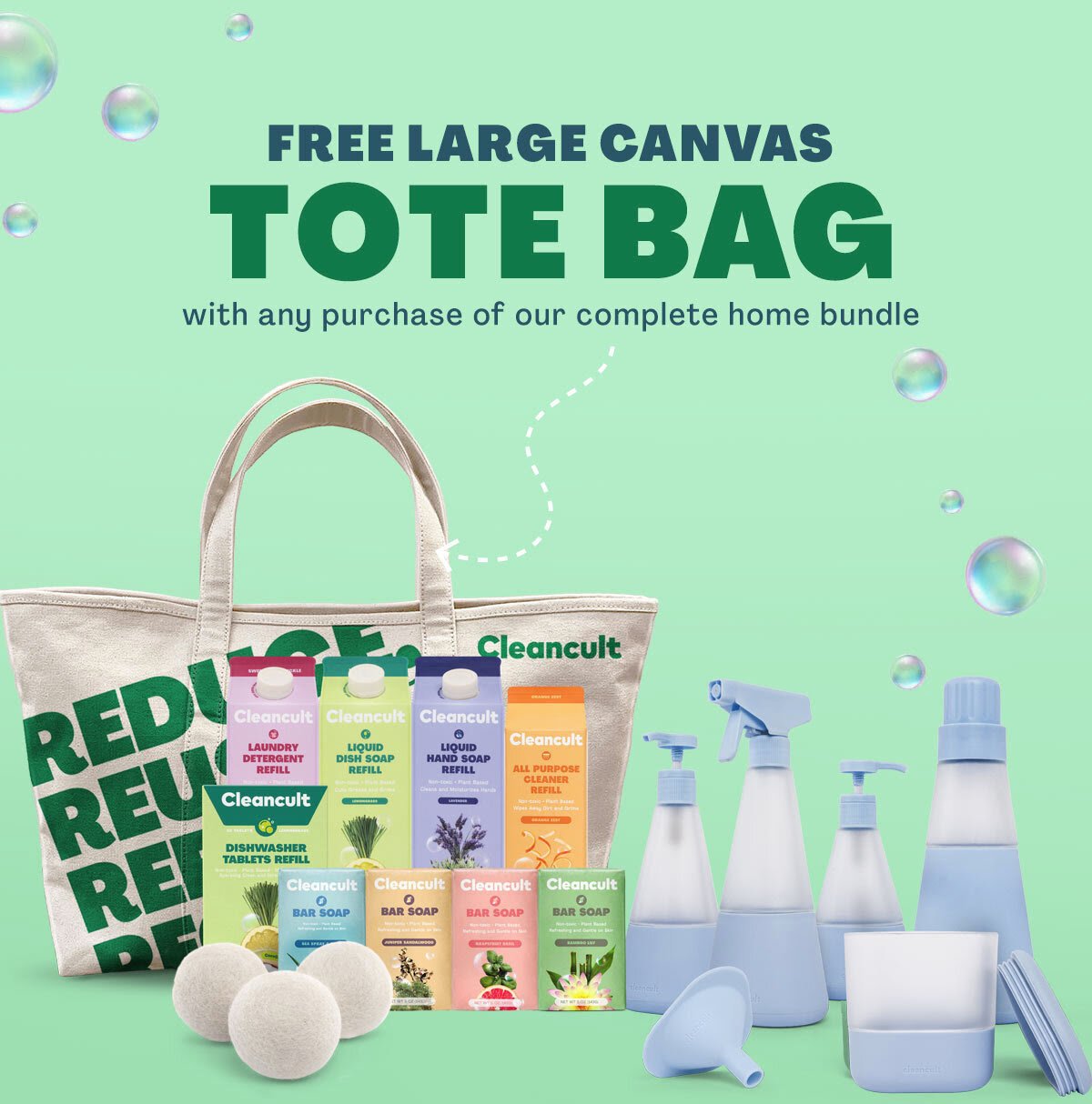 Today Only Cleancult Deal – Free Tote with Home Bundle