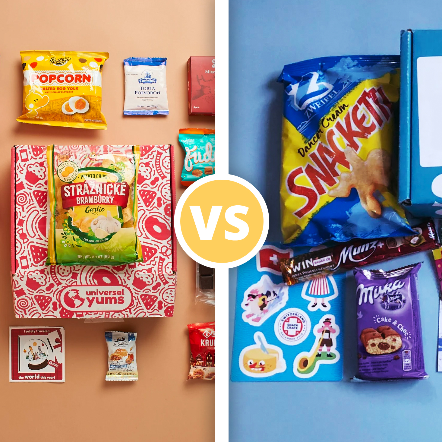 Universal Yums vs. SnackCrate— Which Global Snack Subscription Is Right For You?