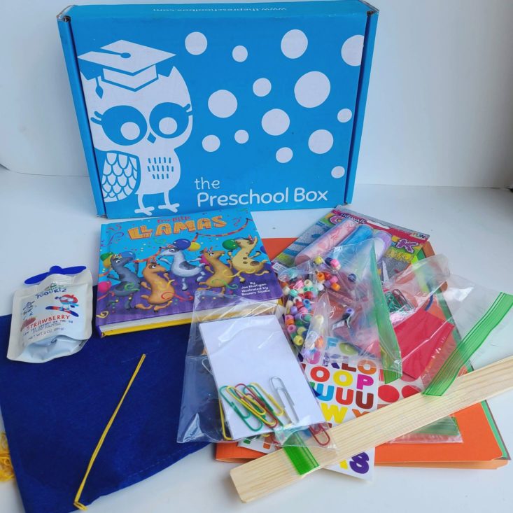 Preschool Box February 2021 all items