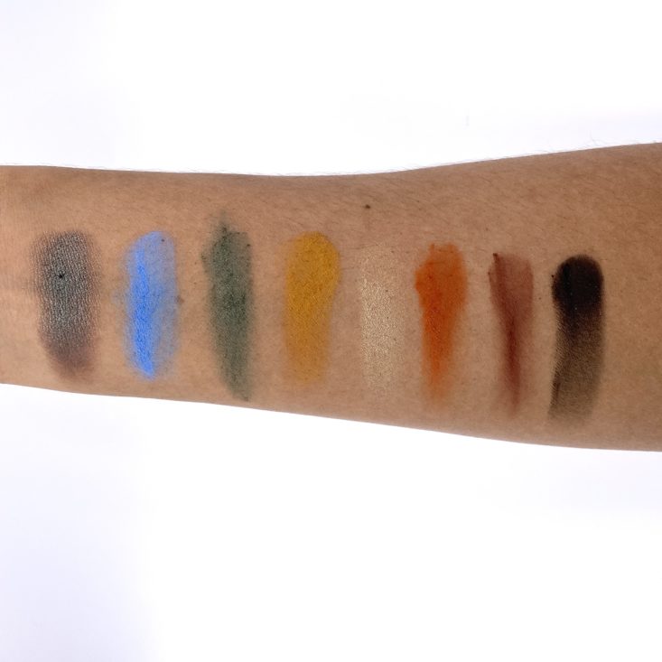 Okalan Color Matte Eyeshadow Swatches for The Beem Box March 2021