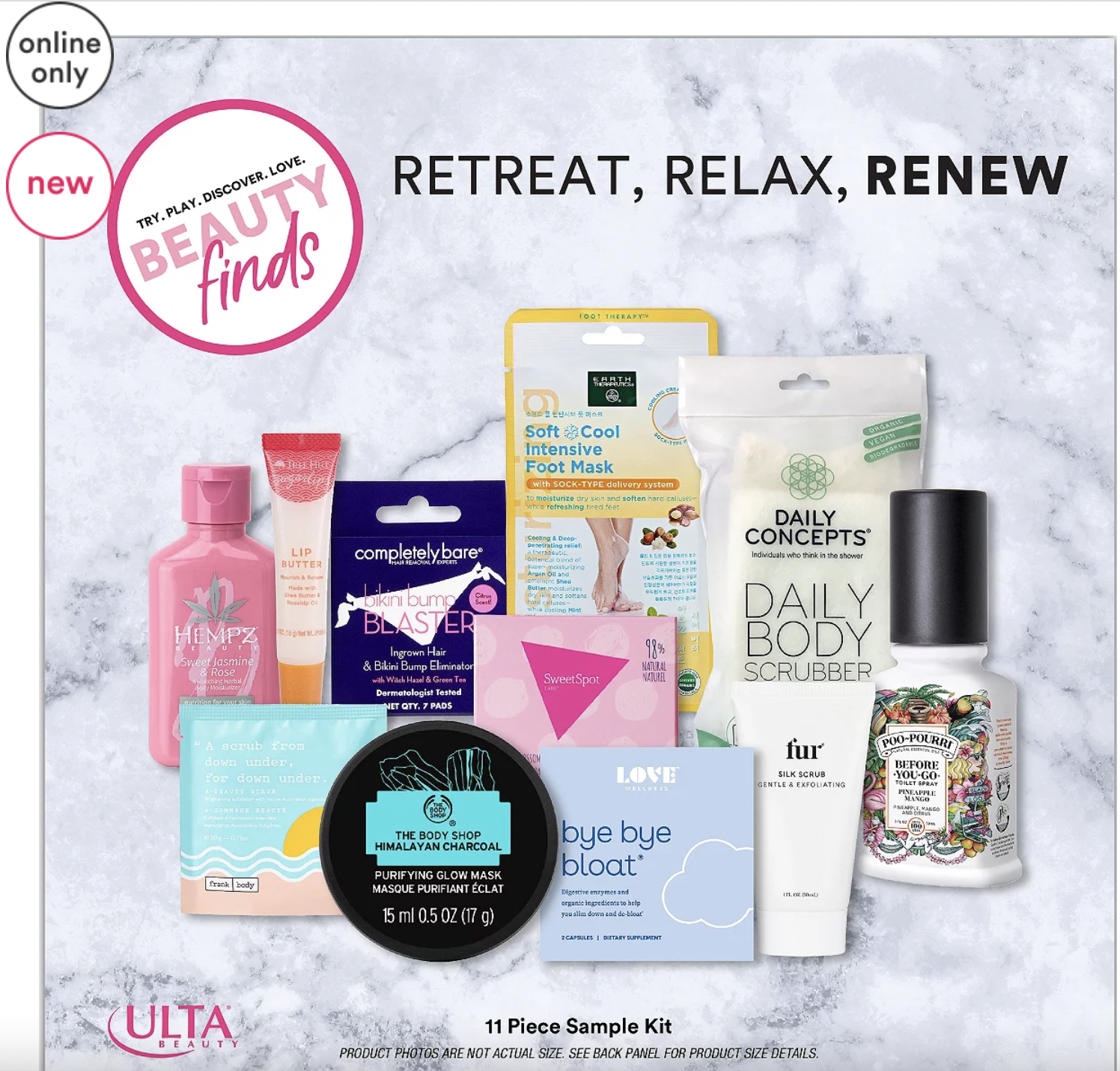New Ulta Retreat, Relax, Renew Bathing Beauties Sampler Kit – Available Now