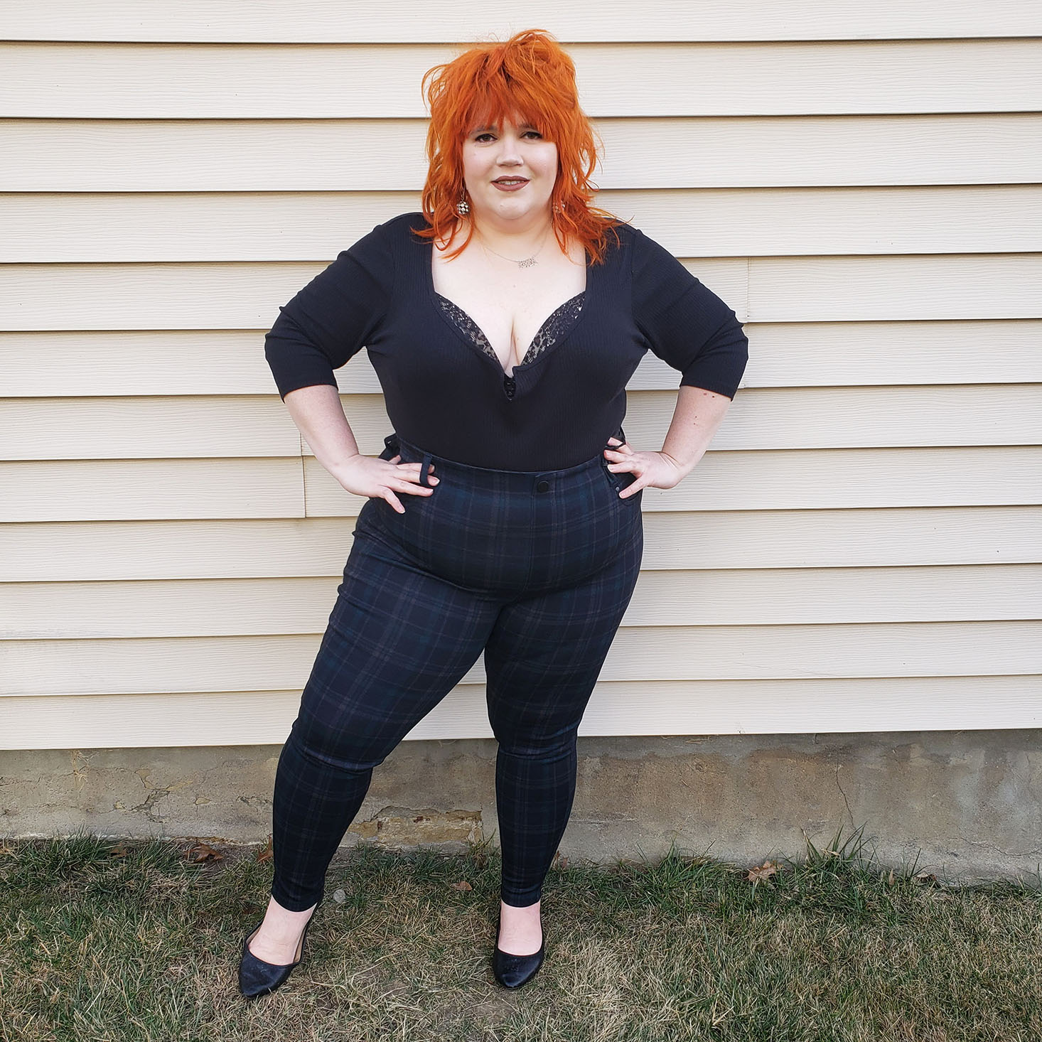 Stitch Fix Plus Size Clothing Review – Retro 70s Wrap Dress