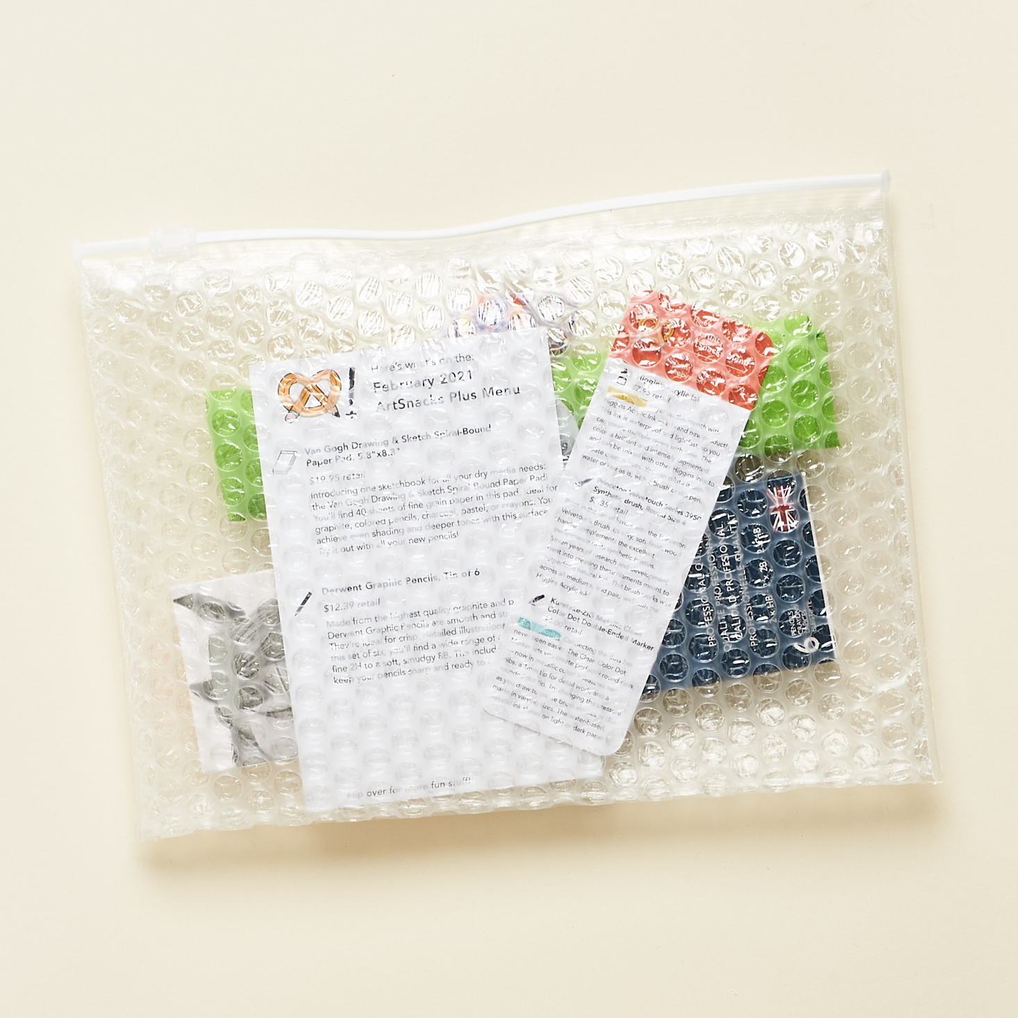 ArtSnacks Plus Subscription Box Review - February 2021 | MSA