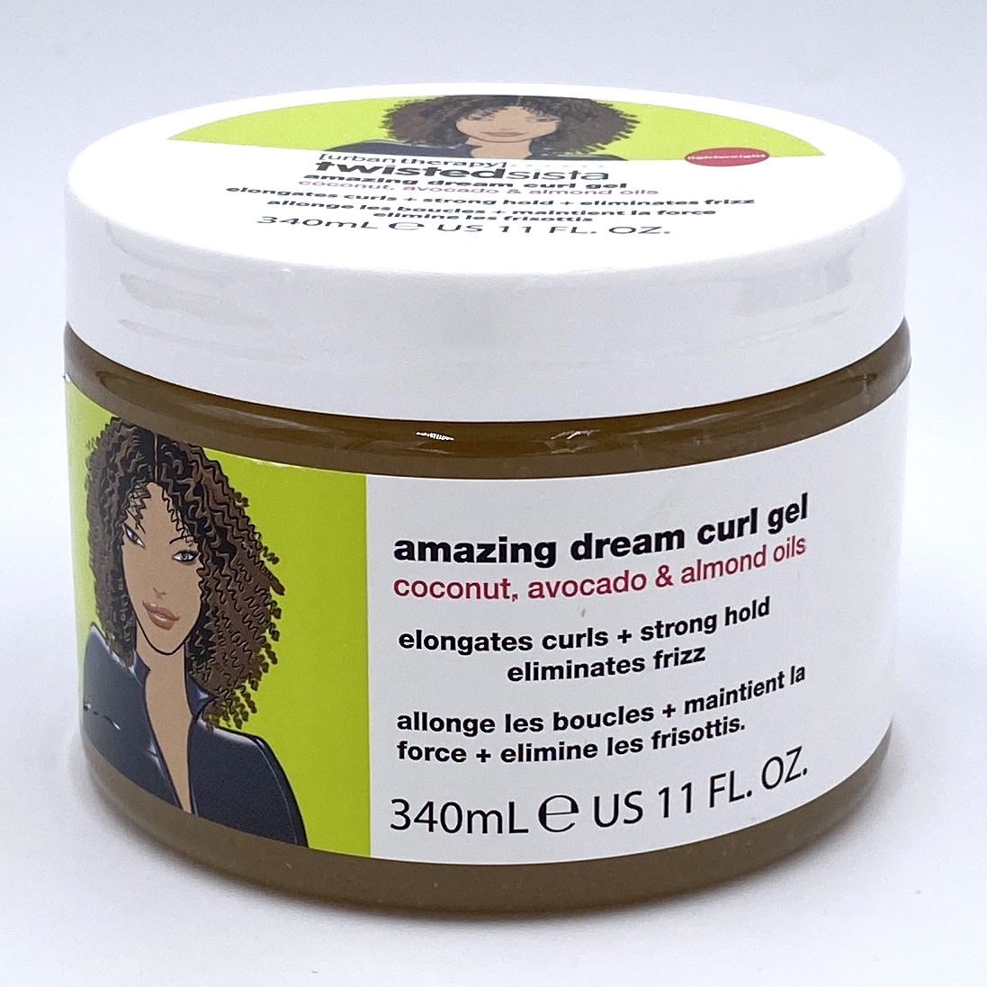 TwistedSista Amazing Dream Curl Gel Front for Cocotique March 2021