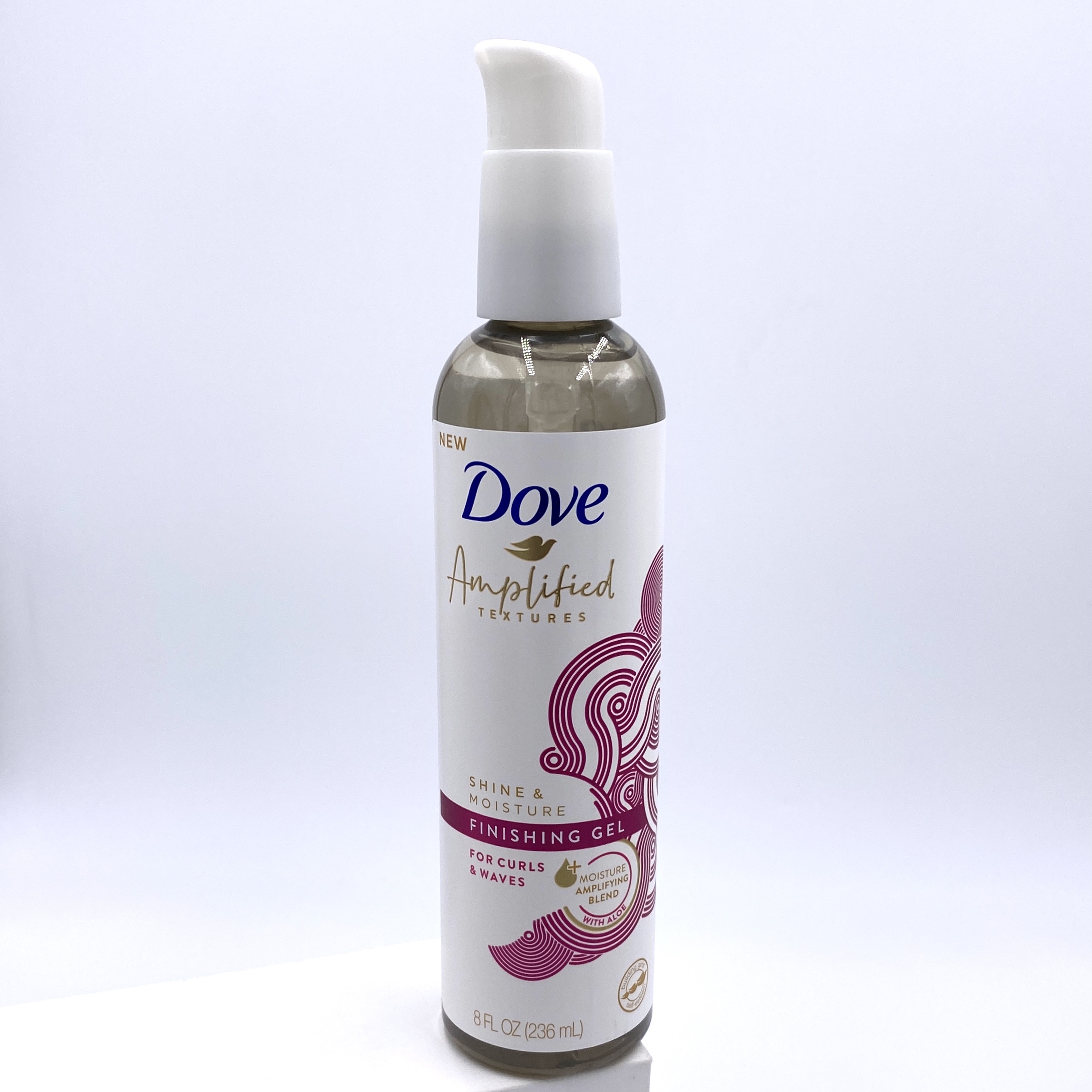 Dove Finishing Hair Gel, Amplified Textures, Frizz Control, with Aloe for  Curly, Wavy Hair, 8 oz 