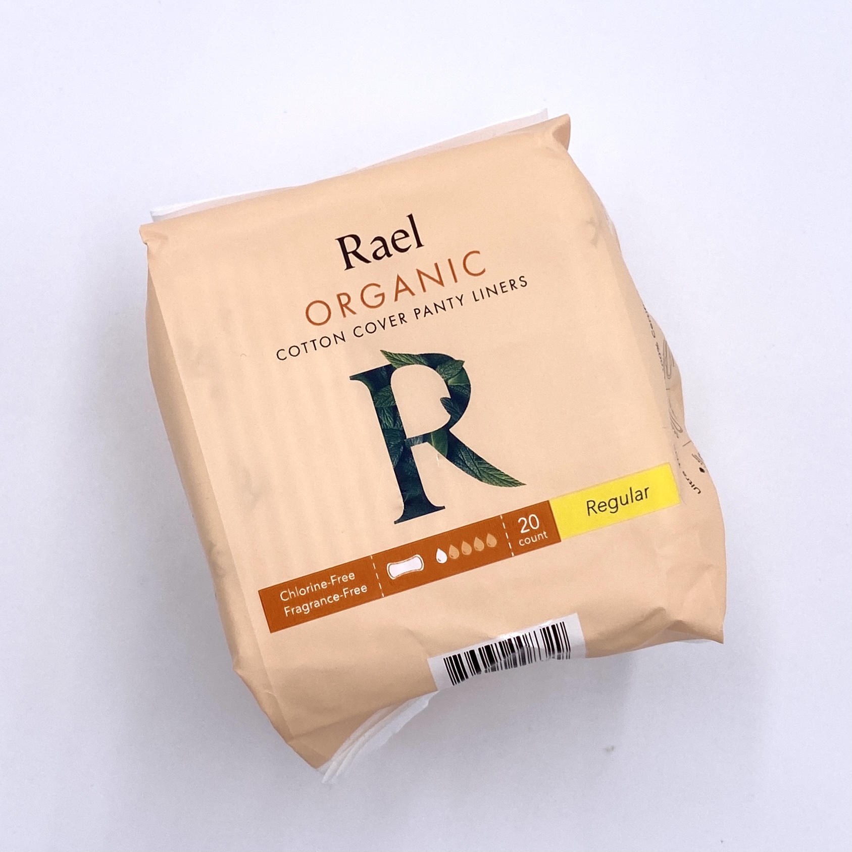 Rael Organic Panty Liners Front for Cocotique February 2021